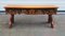 French Hand Painted Wooden Bench by R. Jaeg, 1961, Image 8