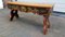 French Hand Painted Wooden Bench by R. Jaeg, 1961 5