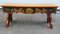 French Hand Painted Wooden Bench by R. Jaeg, 1961 1