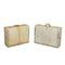 Vintage Parchment Suitcases, 1970s, Set of 2 1