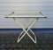 Vintage Lacquered Metal Butler Folding Table, 1970s 3