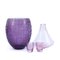 Pink Glass Vase with Rounded Base 2