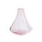 Pink Glass Vase with Rounded Base 1