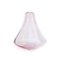 Pink Glass Vase with Rounded Base, Image 1