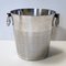 French Art Deco Silver Brass Ice Bucket by Saint Médard, Paris, 1940s 1