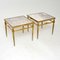 French Brass and Marble Side Tables, 1950s, Set of 2, Image 12