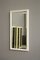Specchio con cornice in legno dipinto di bianco di Giuseppe Restelli, anni '70, Immagine 3