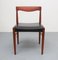 Dining Chair in Teak & Leather by H.W. Klein for Bramin, 1965 1