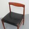 Dining Chair in Teak & Leather by H.W. Klein for Bramin, 1965 2