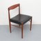 Dining Chair in Teak & Leather by H.W. Klein for Bramin, 1965 3