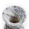 Gray Carrara Marble Turned Vase, Image 5