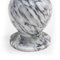 Jarrón torneado de mármol de Carrara gris, Imagen 4