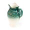 Emerald Green & White Jug with Rocaille Ornament 2