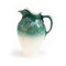 Emerald Green & White Jug with Rocaille Ornament 1