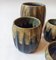 Artistic Ceramic Vases and Plate, Set of 5 5