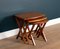 Cherrywood Nesting Tables from Starbay, 1960s, Set of 3, Image 1