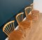 Vintage Round Drop Leaf Dining Table and Chairs by Lucian Ercolani for Ercol, Set of 5 12