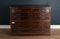 Vintage British Oak Plan Chest of Drawers, 1920s, Image 6