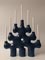 Blue Glazed Candelabra 05 by Jan Ernst 3