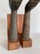 Thai Bronze Buddha Hand Fragments Repurposed as Bookends, 1800s, Set of 2 5