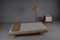 Sofá cama escandinavo de madera de cerezo, años 50, Imagen 9