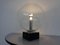 Large Glass Globe & Marble Table Lamp from Erco, 1960s, Image 3