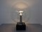 Große Glaskugel & Marmor Tischlampe von Erco, 1960er 8