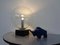 Large Glass Globe & Marble Table Lamp from Erco, 1960s 10