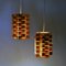 Model 7716 Pine Pendant Lamps by Høvik Light, Norway, 1970s, Set of 2, Image 6