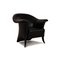 Black Leather Model 2900 Armchair from Rolf Benz 1