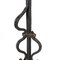 19th Century Candleholder Floor Lamps in Wrought Iron, Italy, Set of 2 7