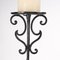 19th Century Candleholder Floor Lamps in Wrought Iron, Italy, Set of 2, Image 5