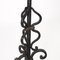 19th Century Candleholder Floor Lamps in Wrought Iron, Italy, Set of 2 6