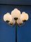 Lampadaire Vintage en Laiton et Verre Opalin, Italie, 1950s 4