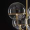 Lyndon Suspension Lamp in Satin Gold by Vico Magistretti for Oluce 6