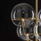 Lyndon Suspension Lamp in Satin Gold by Vico Magistretti for Oluce 3