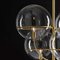 Lyndon Suspension Lamp in Satin Gold by Vico Magistretti for Oluce, Image 3