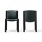 300 Chair in Wood and Leather by Joe Colombo for Karakter, Set of 2 2