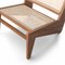 Kangaroo Low Armchair in Wood and Woven Viennese Cane by Pierre Jeanneret for Cassina 6