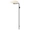 Model 2065 Wall Lamp with White Diffuser and Black Hardware by Gino Sarfatti 1