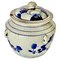 19th Century White and Blue Delft Faïence Pot, Netherlands 1