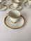 Servizio da caffè in porcellana di Limoges e oro a 24 carati, anni '30, set di 19, Immagine 9