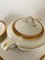 Servicio de café de porcelana de Limoges y oro de 24 quilates, años 30. Juego de 19, Imagen 4