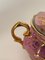 Servicio de té alemán de porcelana rosa y color, años 50, Imagen 5