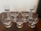 Glasses attributed to Moser for Hotel Prag, 1970s, Set of 7 6