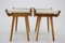 Beech Stools, Czechoslovakia, 1960s, Set of 2 5