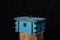 19th Century Blue Swedish Folk Art Chest or Box, Image 3