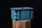 19th Century Blue Swedish Folk Art Chest or Box, Image 6