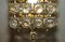 Lampada da soffitto a lanterna in stile antico in ottone e vetro tagliato, inizio XXI secolo, Immagine 9