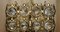 Hängende Laternen-Deckenlampe im antiken Stil aus Messing & geschliffenem Kristallglas, 2000er 12